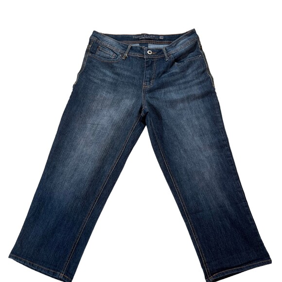 Faded Glory Women's  Blue Skinny Jeans Size 10 Dark Wash Stretches - Picture 1 of 6